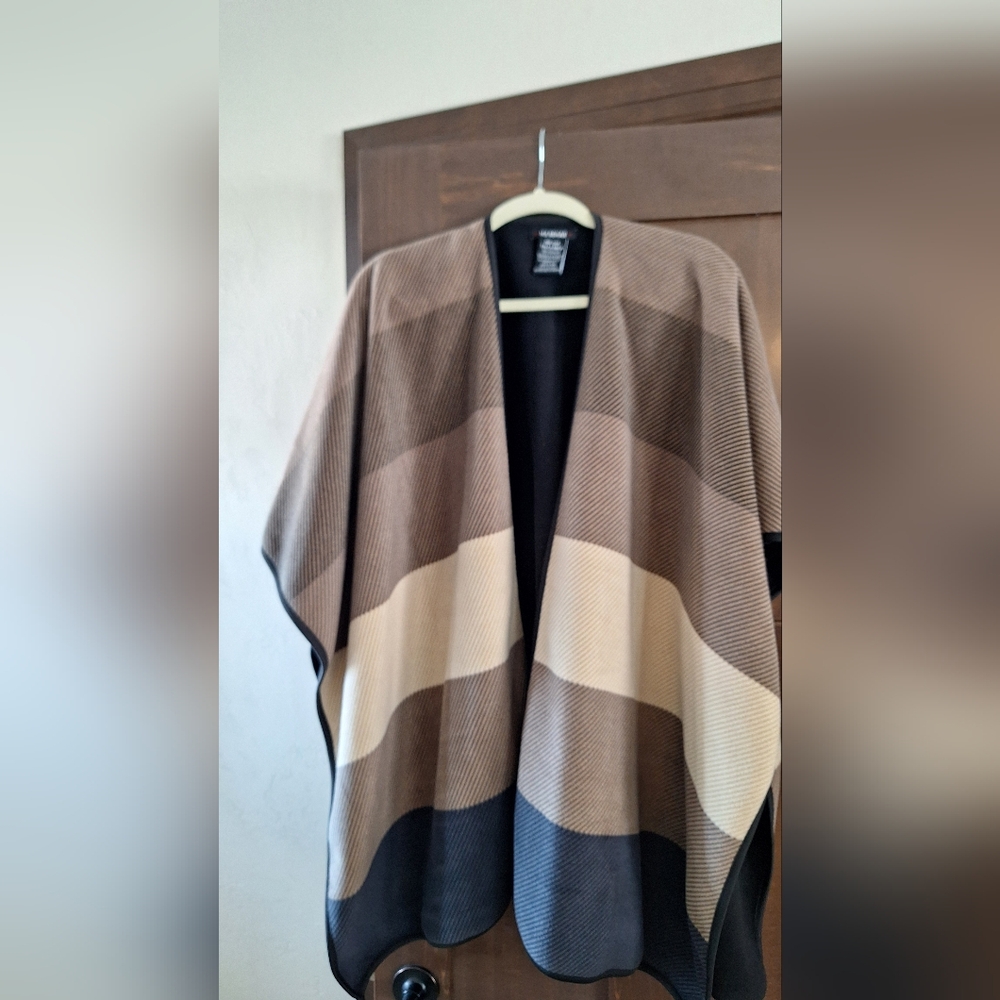 Plaid Blanket Jacket - Thick Fleece
